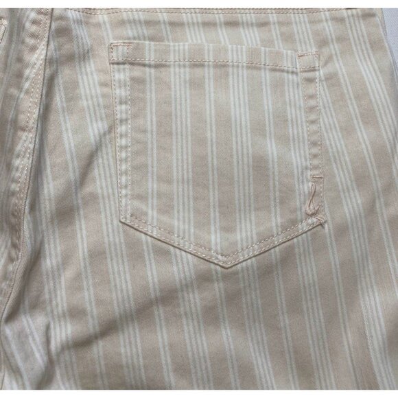 Style & Co Curvy Tummy Control Jeans Women's 8 MEDIUM Pale Pink Striped Skinny - Picture 6 of 14